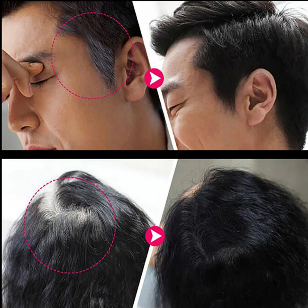 Hair Color One-Time Pen 100% Natural Gray Coverage Root New Fast Temporary Dye Cover Up White Colour | Красота и здоровье