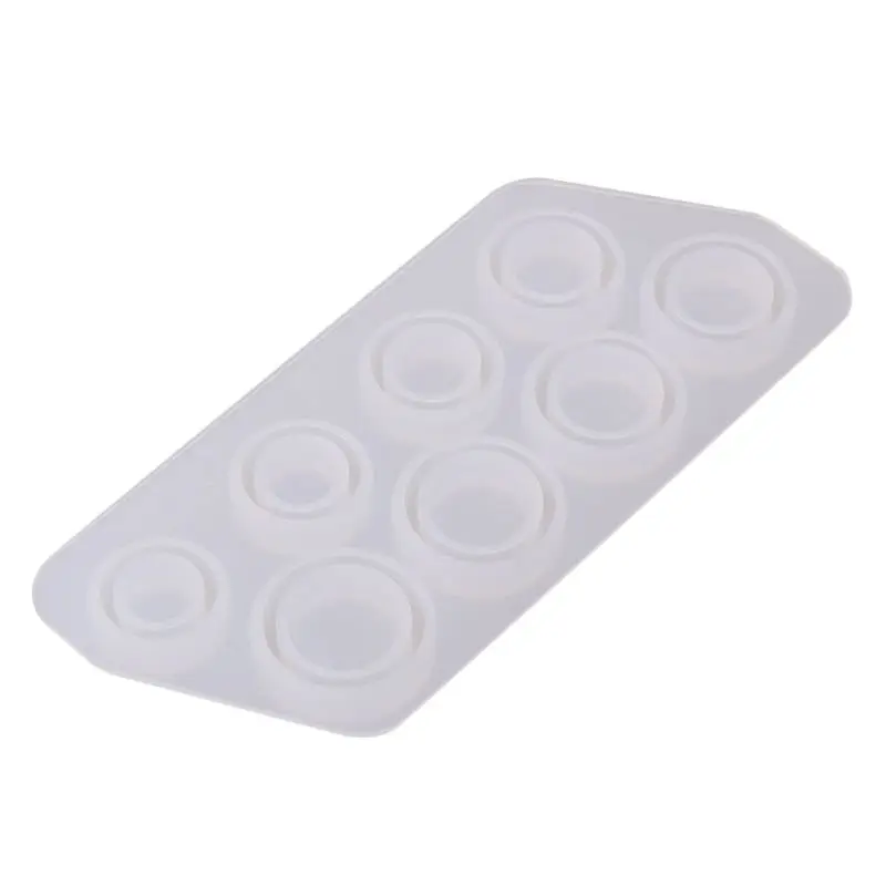 

Flat Rings Mold Collection Handmade DIY Making Ring Jewelry Silicone Mold Crystal Epoxy Mould