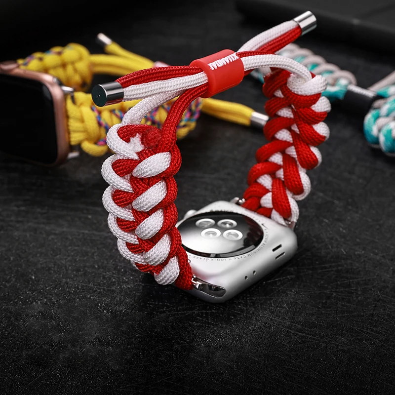 

Braided Strap for Apple Watch 5 Band 40mm 44mm for iWatch serie 4/5/6/SE Braided bracelet Apple watch band 42mm 38mm