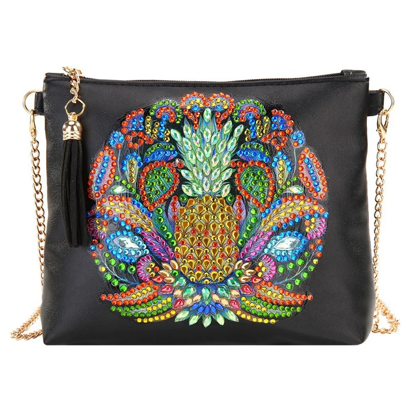 Сумка на плечо с цепочкой для алмазной живописи женский Кожаный Клатч особой