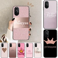 popular princess and queen clear phone case for huawei honor 20 10 9 8a 7 5t x pro lite 5g black etui coque hoesjes comic fash
