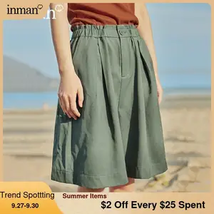 INMAN летние свободные повседневные винтажные короткие брюки в гонконгском стиле