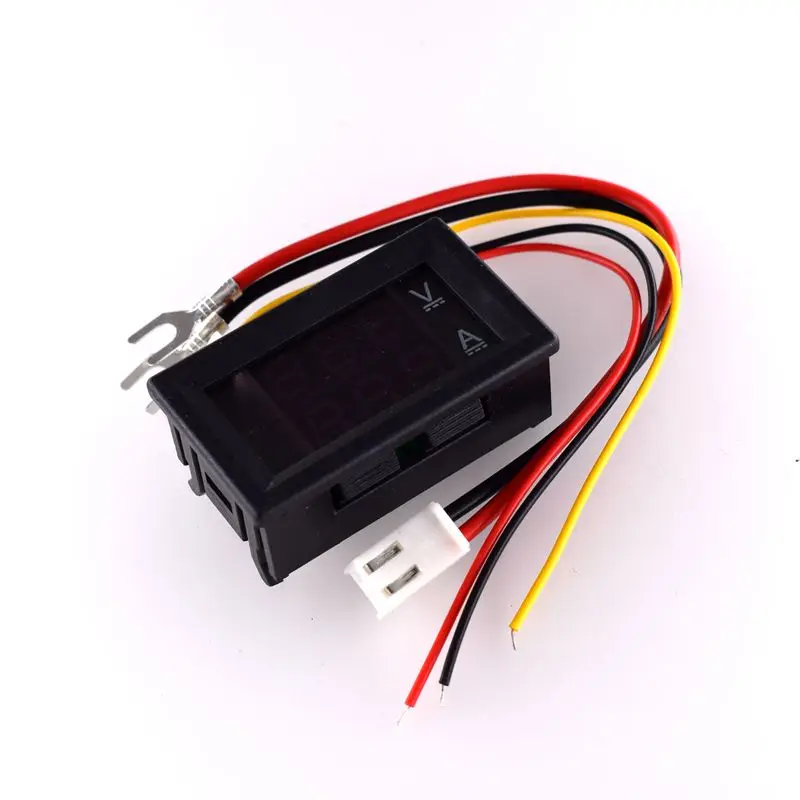 Цифровой вольтметр Амперметр постоянного тока 0 100 В 50 А двойной дисплей детектор