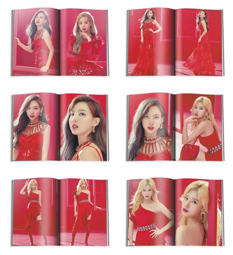 Kpop дважды мини фото книга TWICELIGHTS концертный HD фотография Jihyo Mina плакат картина