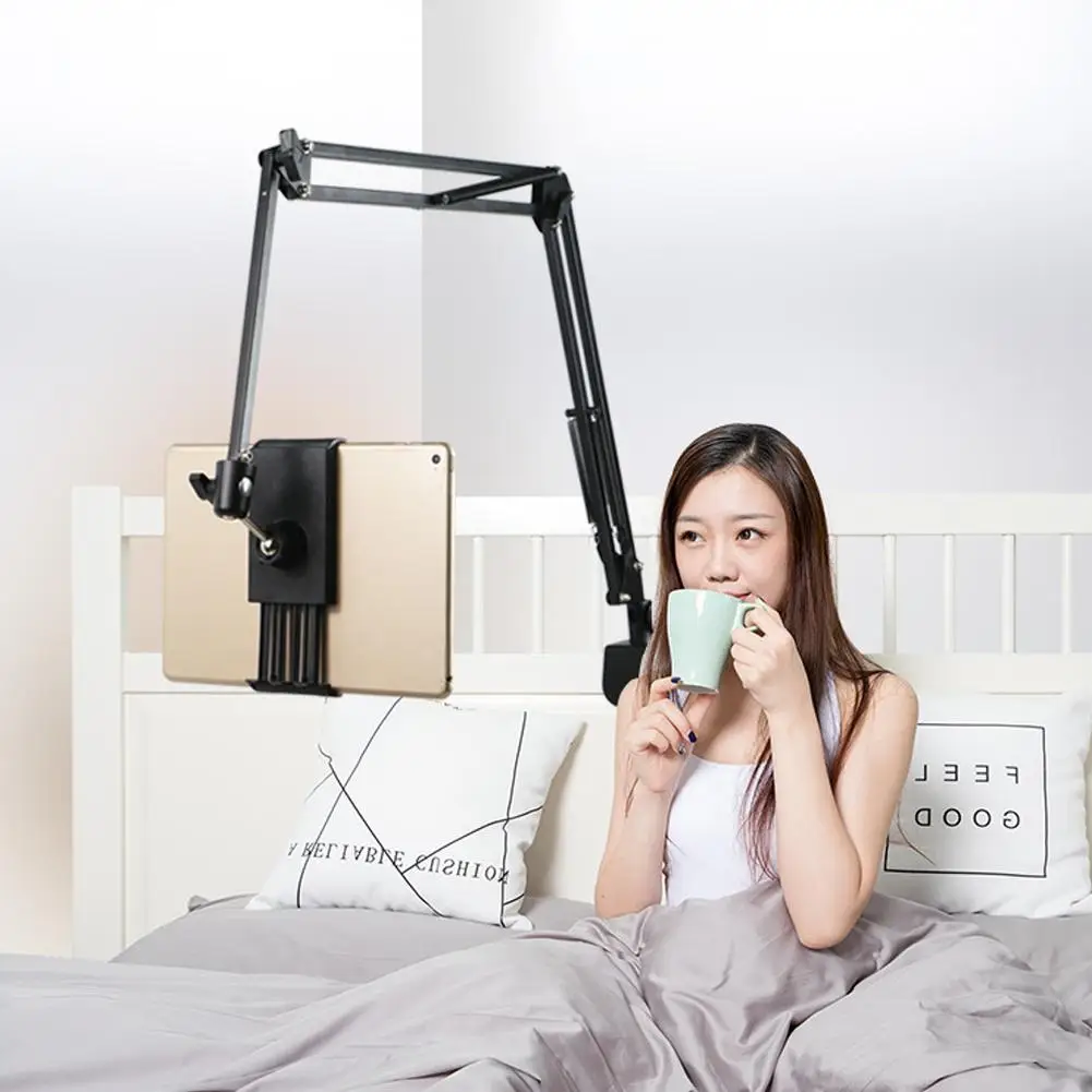 

Universal Adjustable Desktop Mobile Phone Stand Holder Cantilever Clip Bracket