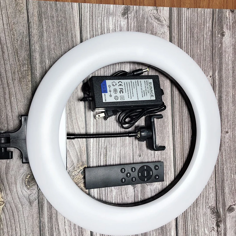 Светодиодный кольцевой светильник лампа 18 дюймов/45 см со штативом для съемки