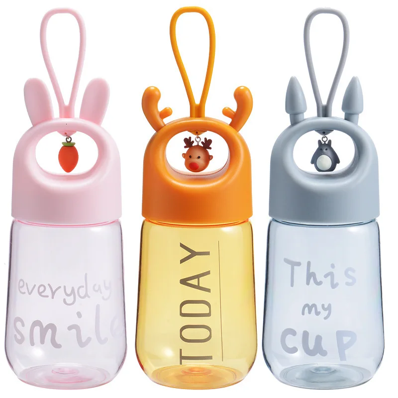 

EMBED LIFE Food Grade Plastic Baby Water Bottles 480ml Plastic BPA Free Cartoon Cover Design Drinking Bottle For Kids