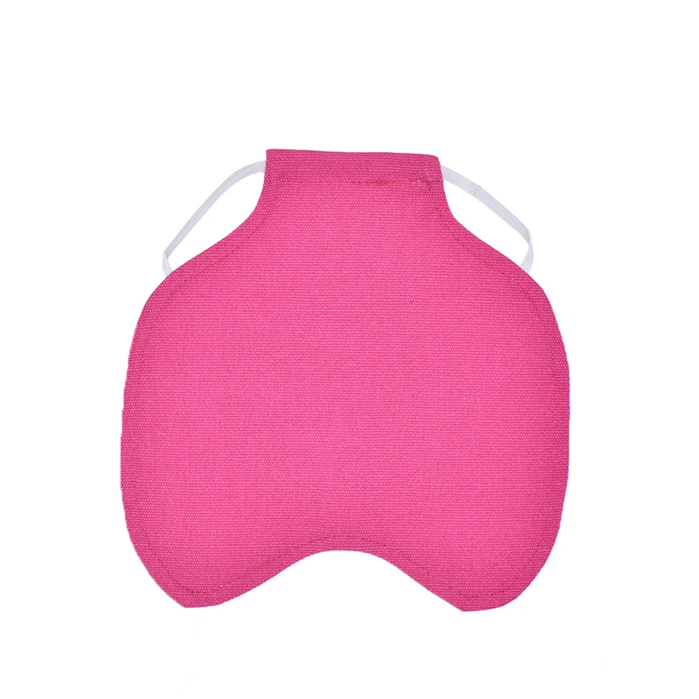 Фартук из смеси хлопка утки открытый V аксессуары определенной формы против