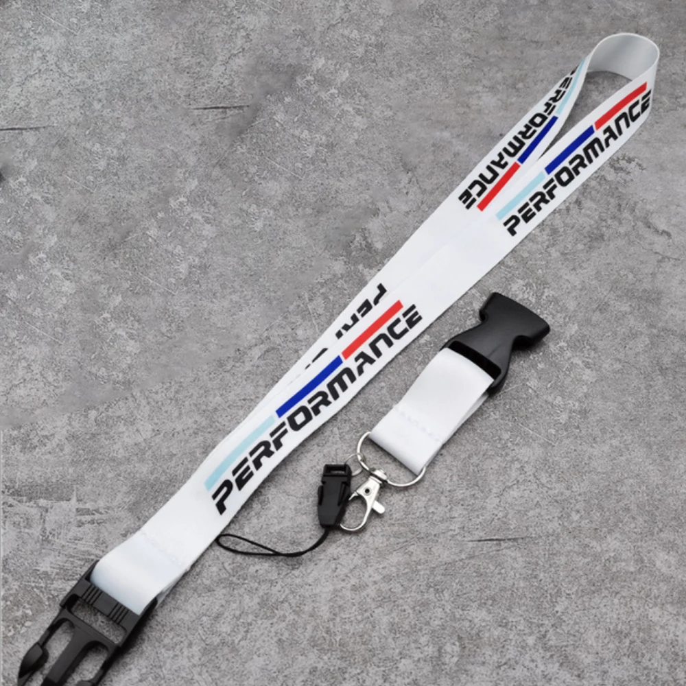 Lanyard for Car Keys ID Holders Cell Phone Neck Straps car keychain Performance For BMW E46 F30 E90 E60 F20 F10 E36 E39 E87 G30 |