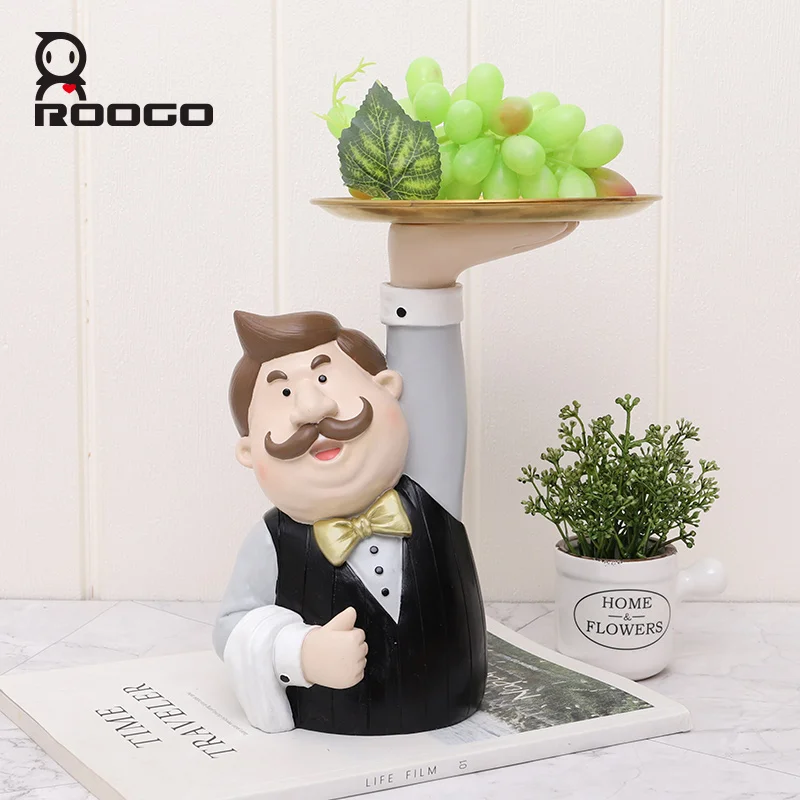 Roogo поднос для хранения хлеба и фруктов серия обслуживания семейный Сбор день