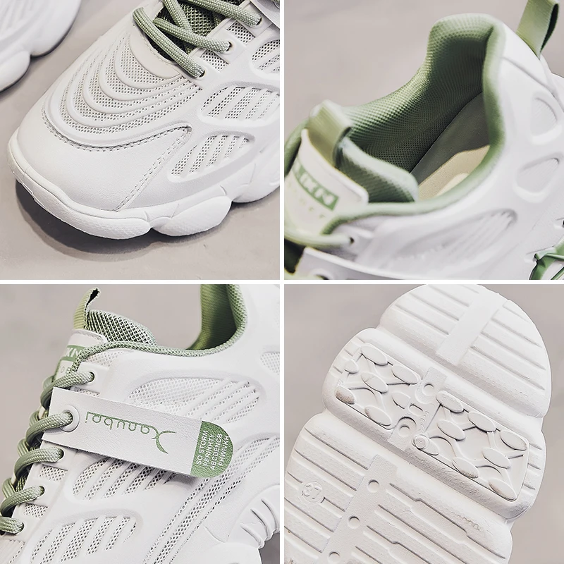 

Fashion Women's White Sneakers 2021 Summer Designer Chunky Sneakers Women Sports Shoes Tennis Vulcanized basket zapatillas mujer