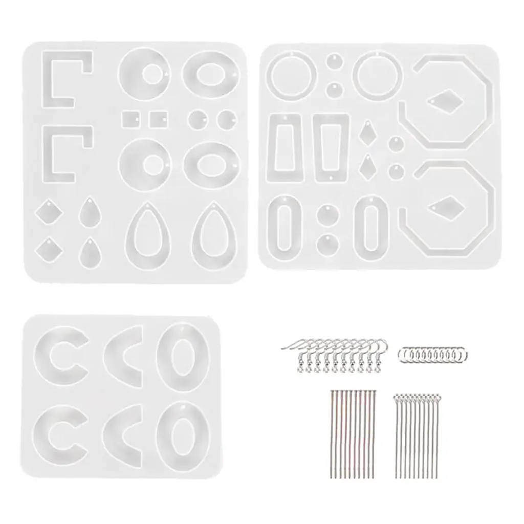 

203Pcs Jewelry English Alphabet Pendant Crafting Mold Resin