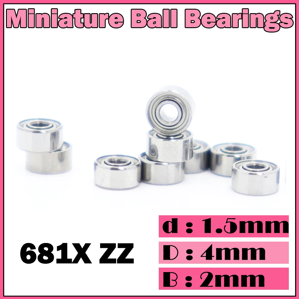 

681 681XZZ MR52ZZ 692ZZ MR63 MR63ZZ 683ZZ MR83ZZ 693ZZ MR93ZZ 603ZZ 623ZZ ( 10 PCS ) Miniature Deep Groove Ball Bearing
