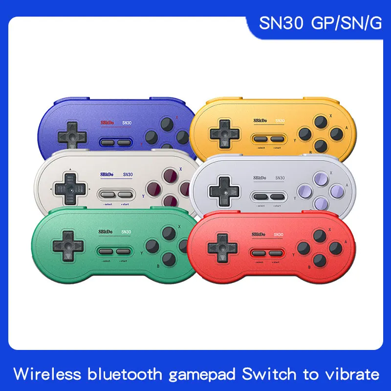 Беспроводной Bluetooth контроллер 8 битдо SN30 Радужный цвет поддержка Nintendo Switch Android MacOS