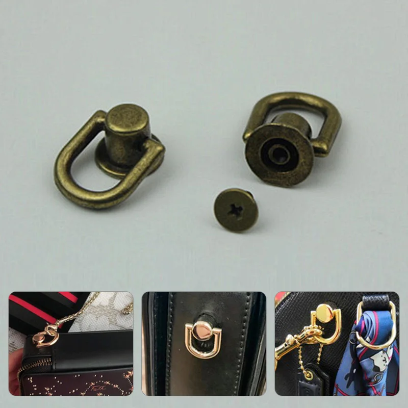 1pc Metal Bag Rivet Nail Buckle пряжка Studs Button Handbag Belt Hanger Leather Craft Luggage Hardware Accessories | Дом и сад