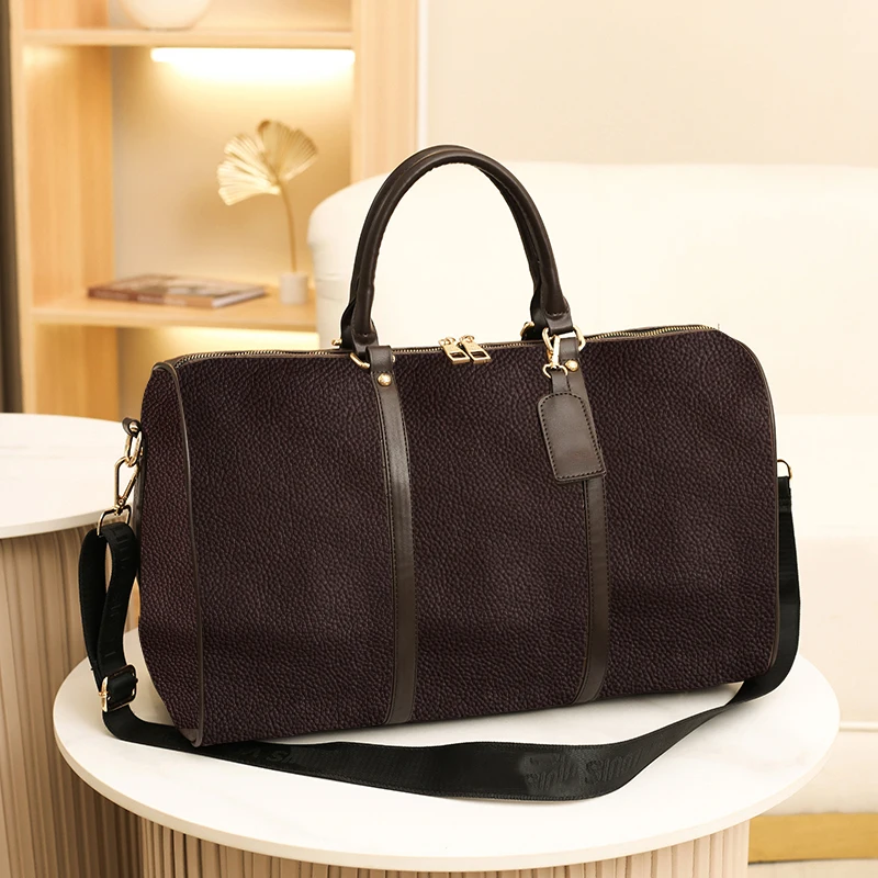 

Luxury Brand PU Leather Classic Big Capacity Messenger Bag Duffel Bag Travel Crossbody Large Bag