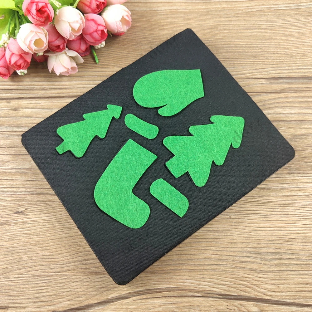 Новые рождественские носки перчатки деревянные штампы для скрапбукинга C-268-4 |