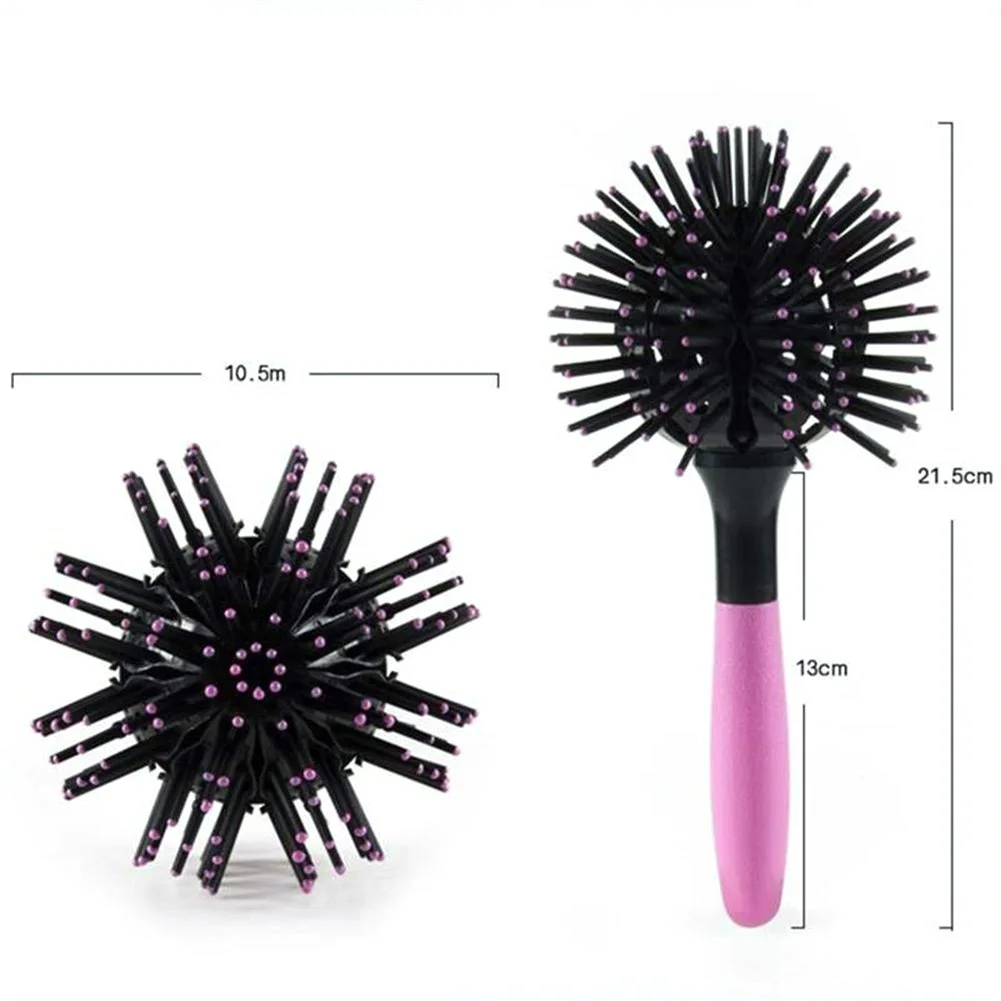 Расческа для завивки волос 3D Bomb сферическая расческа массажная распутывания
