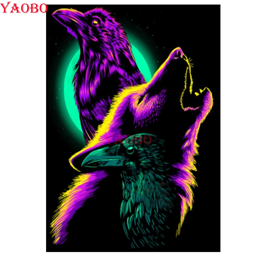 

Алмазная 5D картина «сделай сам» с изображением животных