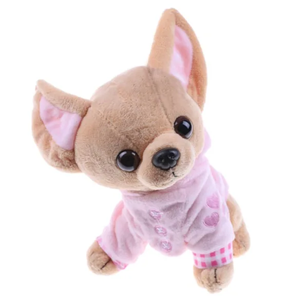 1 шт. 17 см щенок чихуахуа детская игрушка Kawaii Имитация животных кукла подарок на