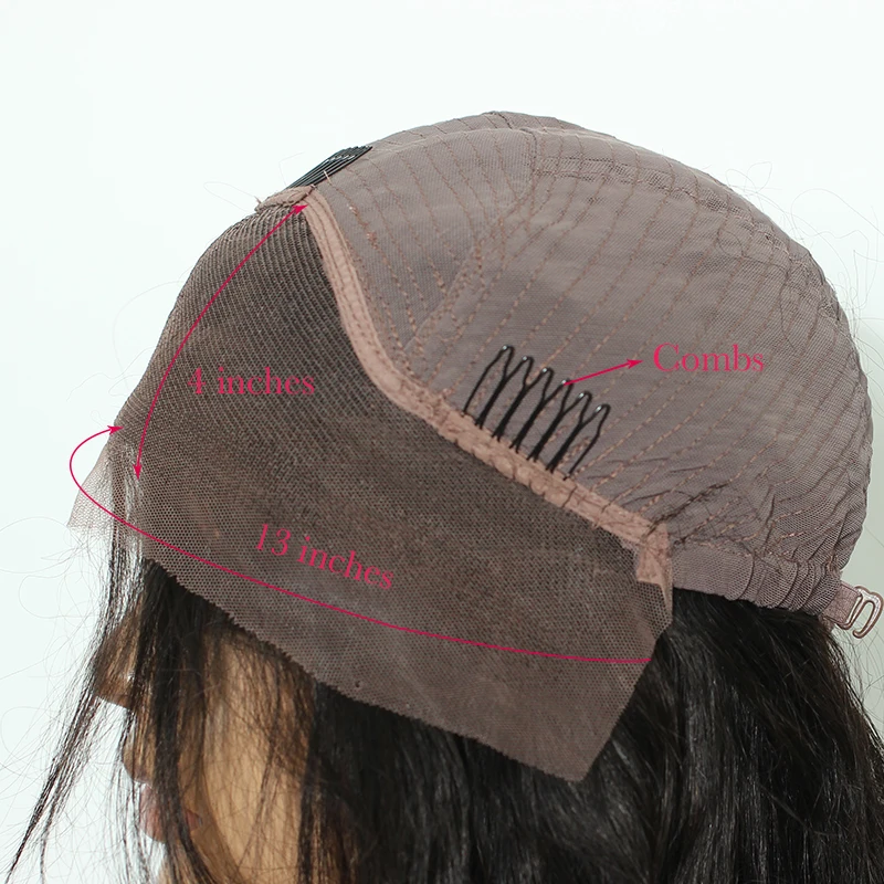 Монгольский афро кудрявый вьющиеся Синтетические волосы на кружеве