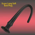 Силиконовые длинные Анальные игрушки, Анальная пробка, фаллоимитаторы, стимулятор влагалища, Анальная пробка, Анальная пробка, секс-игрушка для женщин, мужчин, магазин для взрослых