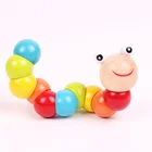 Детская развивающая игрушка-погремушка, деревянная головоломка для раннего развития, красочные детские Игрушки для развития интеллекта