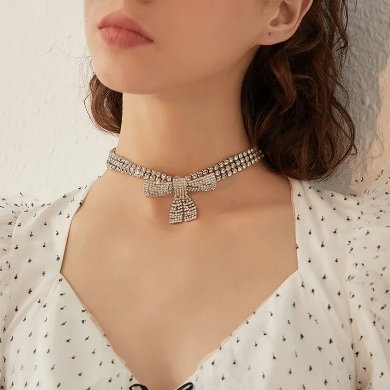 

Choker Necklace Butterfly Colar Jewelry Chain Goth Colier Femme Neckless Women Collier Naszyjnik Collares Dropshipping Necklaces