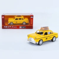 hot sale classical yellow taxi model car diecast alloy kid toys