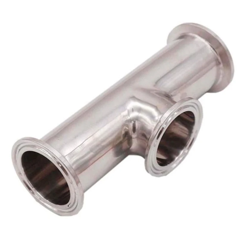 

2 inch Tri Clamp Instrument Tee Sanitary 304 Stainless Steel Homebrew Beer Craft Parts