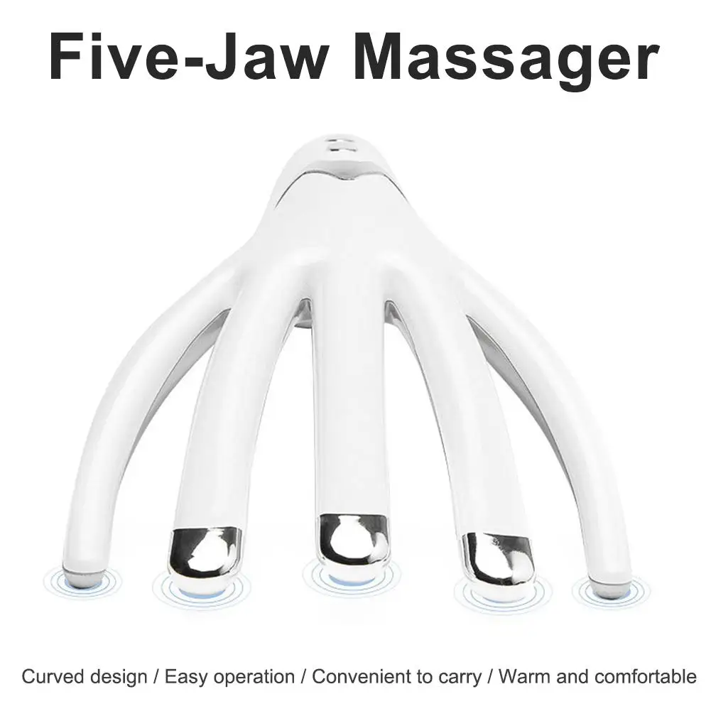 USB мини-массажер для головы многофункциональный нагревательный массажер шеи