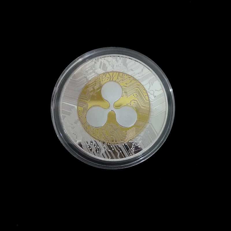 1 шт. позолоченная монета XRP для коллекционеров | Дом и сад