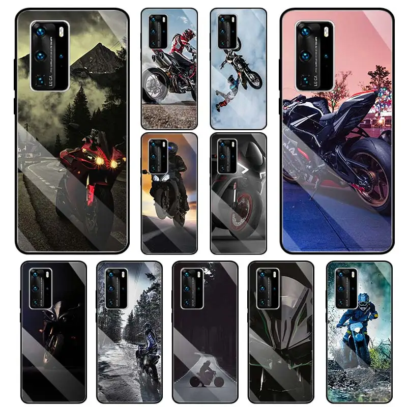 Чехлы для Huawei P40 P30 P20 Pro P10 Lite P Smart Z 2019 Силиконовые чехлы из закаленного