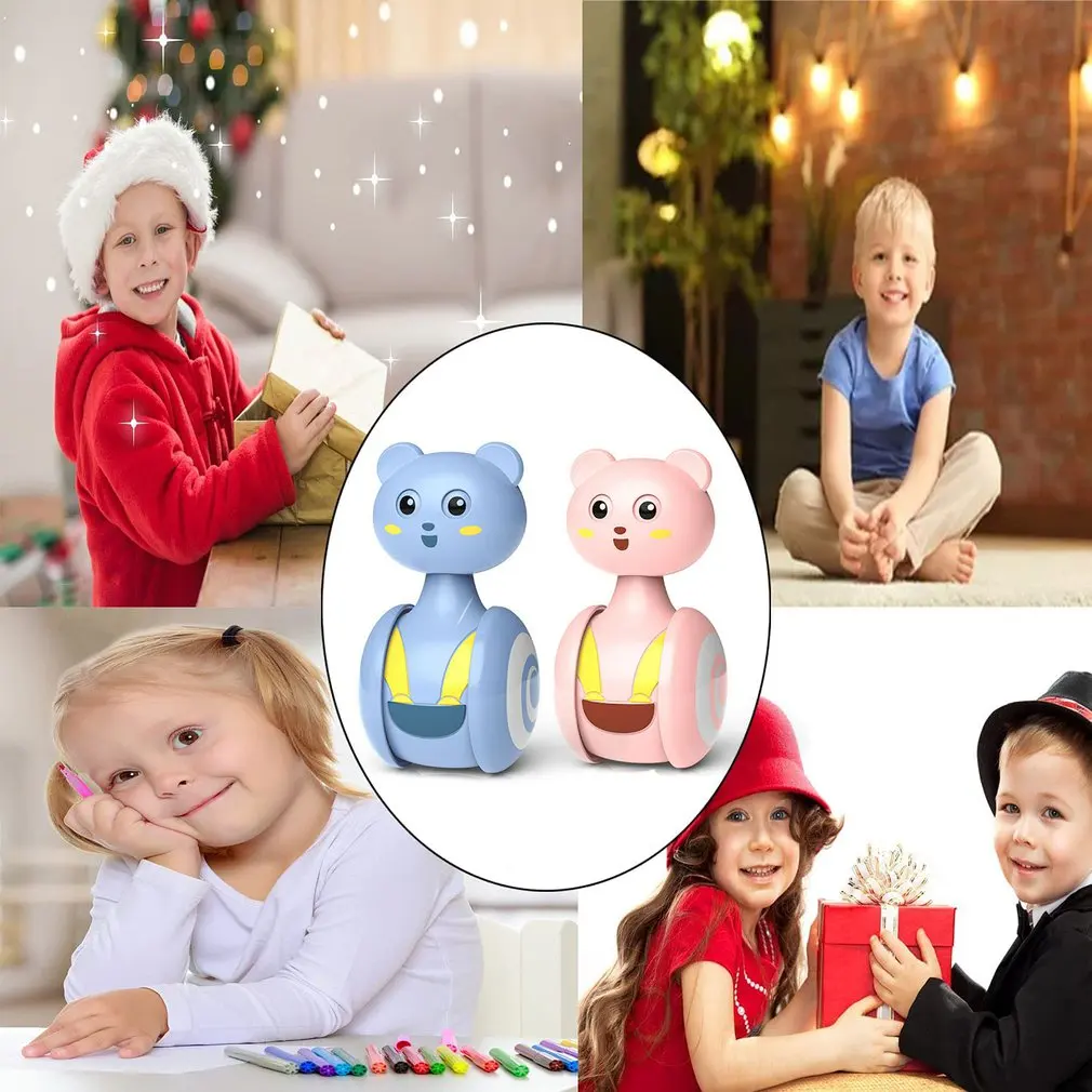 Fun Tumbler Toy With Light Soothing Mini Children's Educational Toys Newborn |