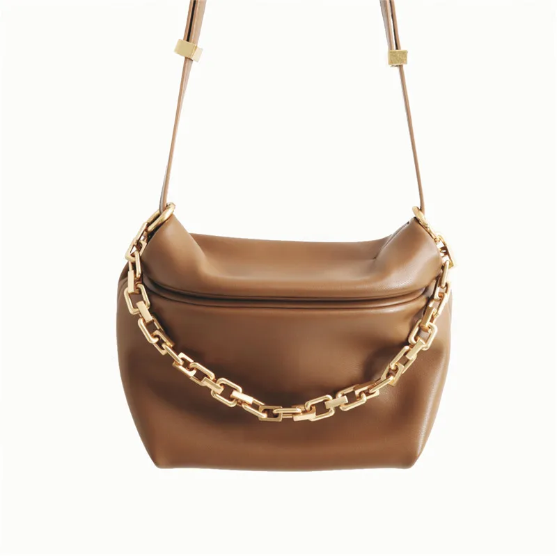 

Cloud bag chain 2021 new retro fashion leather fashion Korean version of one shoulder diagonal female bag