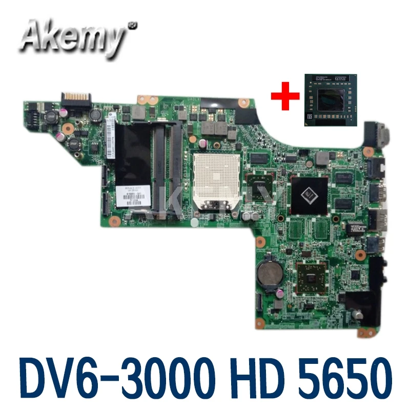 Новый товар 603939 001 DA0LX8MB6D1 для HP PAVILION DV6 3000 материнская плата ноутбука HD 5650 +