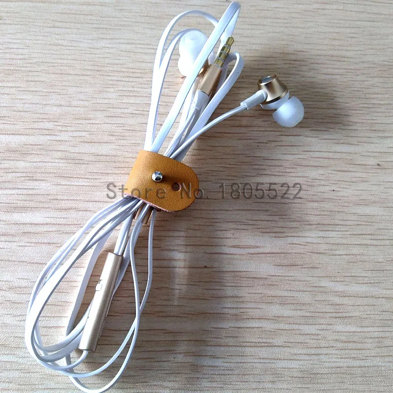 30 шт./лот новый держатель шнура для наушников из кожи органайзер проводов