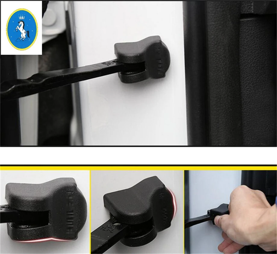 

Yimaautotrims Auto Accessory Door Arm Stop Rust Waterproof Protect Cover Trim Fit For Hyundai Elantra / Ix35 2007 2008 - 2014