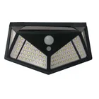 Уличная настенная лампа с солнечной батареей и пассивным ИК датчиком движения, уличный светильник на солнечной батарее, водонепроницаемый светодиодный светильник для наружного украшения сада, 212 светодиодов