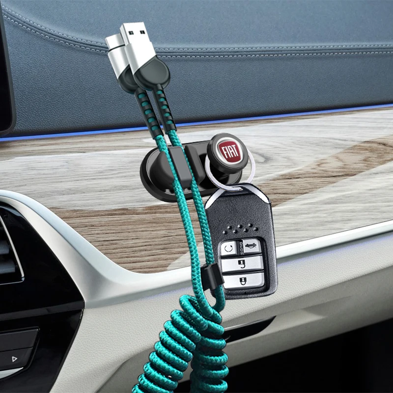 Автомобильный крючок органайзер для хранения USB кабеля наушников ключей