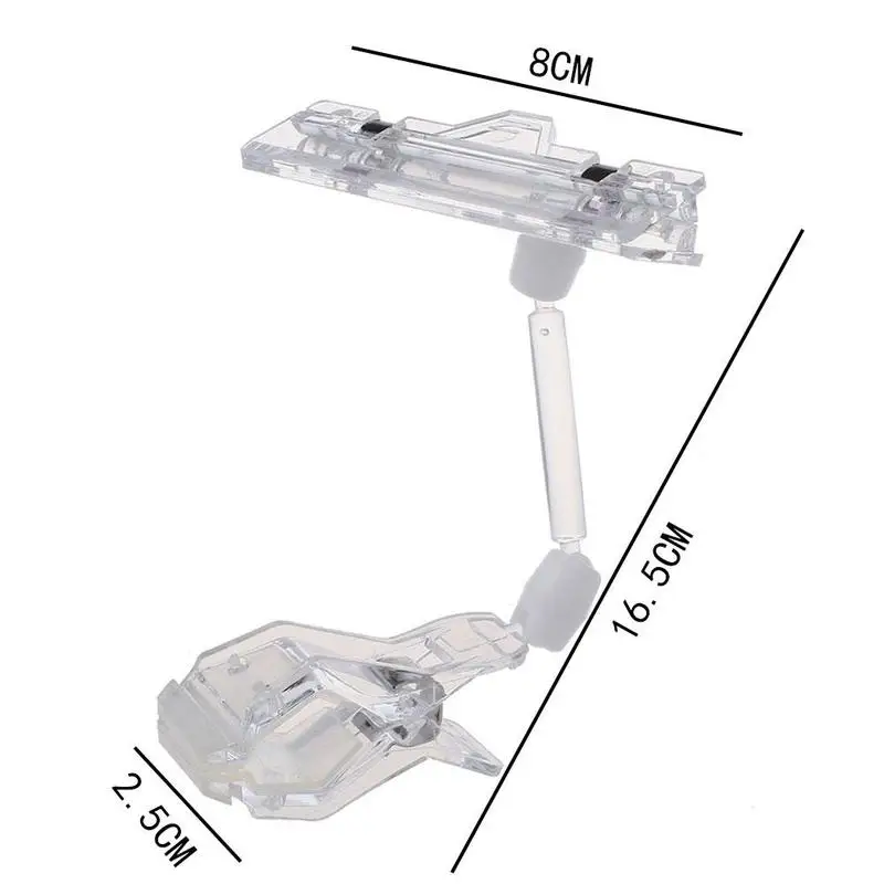 

1pc Promotional Advertising Label Double Clips Adjustable Card Card Display Holder Office Holder Supplies Business Sign Q3G7