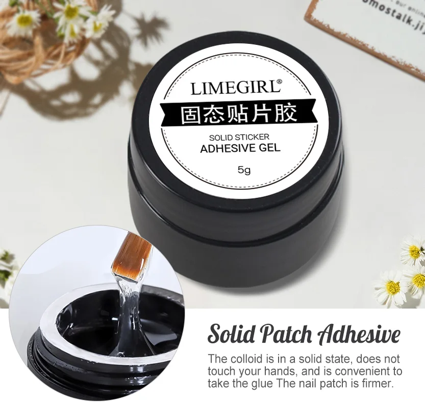 

Limegirl 5g Solid Nail Tip Gel For Quickly Extend Nail For Gel Polish Varnish Extension Nail Art Tips UV/LED Gel Lacquer