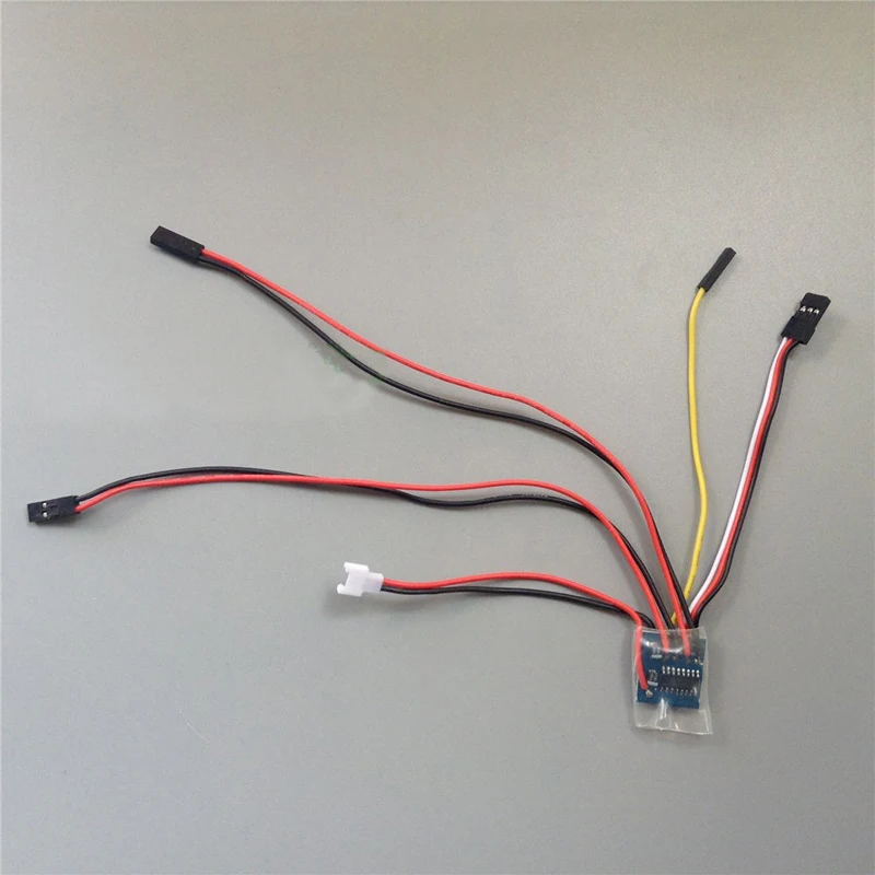 1.8Ax2 щеточный ESC 1S двухканальный двуканальный прямой регулятор скорости с защитой
