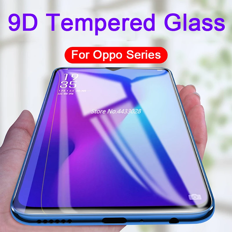 Закаленное стекло 9D для Oppo Realme 1 2 3 C1 X A37 A3S A5 A5s A59 A7 A73 F1s F5 Youth F7 F9 F11 Pro R15 Защитное