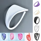 Стринги женские бесшовные из спандекса, С-образные, бюстгальтер без бретелек