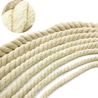 10m macrame rope twisted string cotton cord for handmade natural beige rope diy home wedding accessories gift