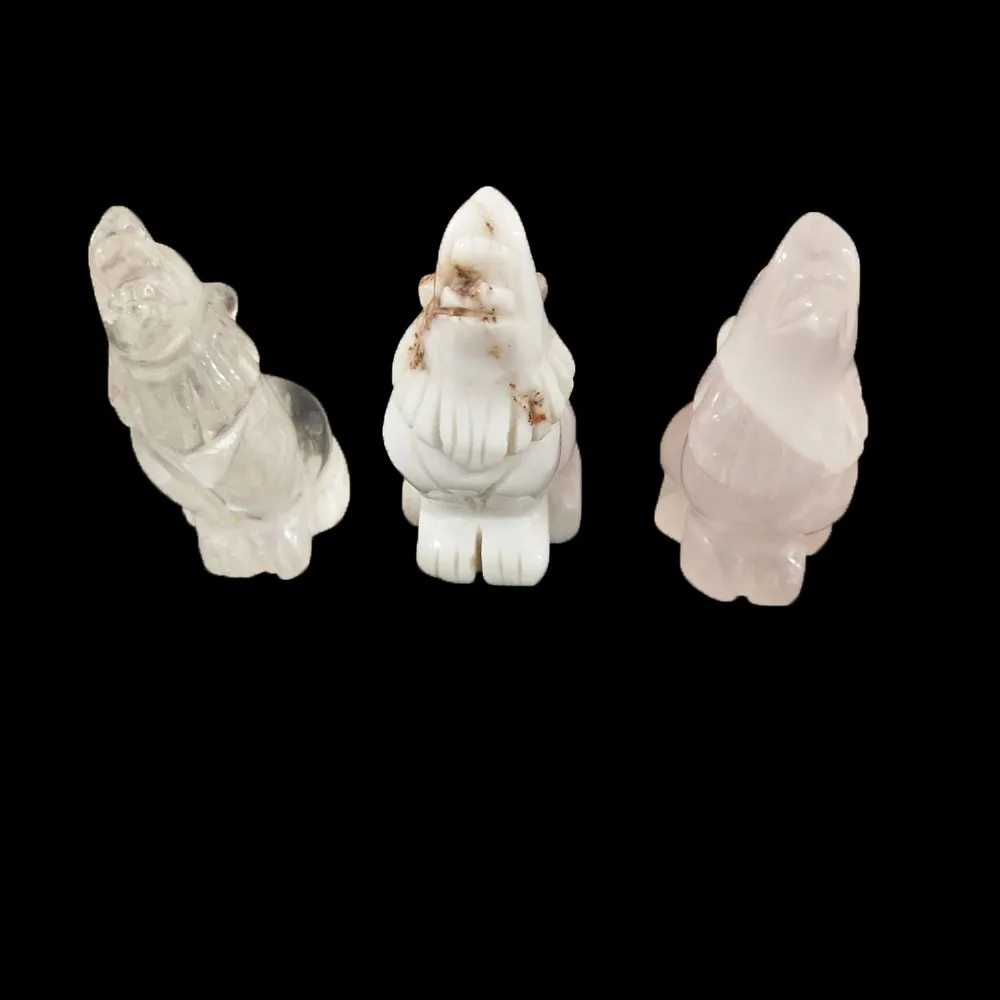 Высокое качество оптовая цена ручной резное Исцеление Каменный волк для