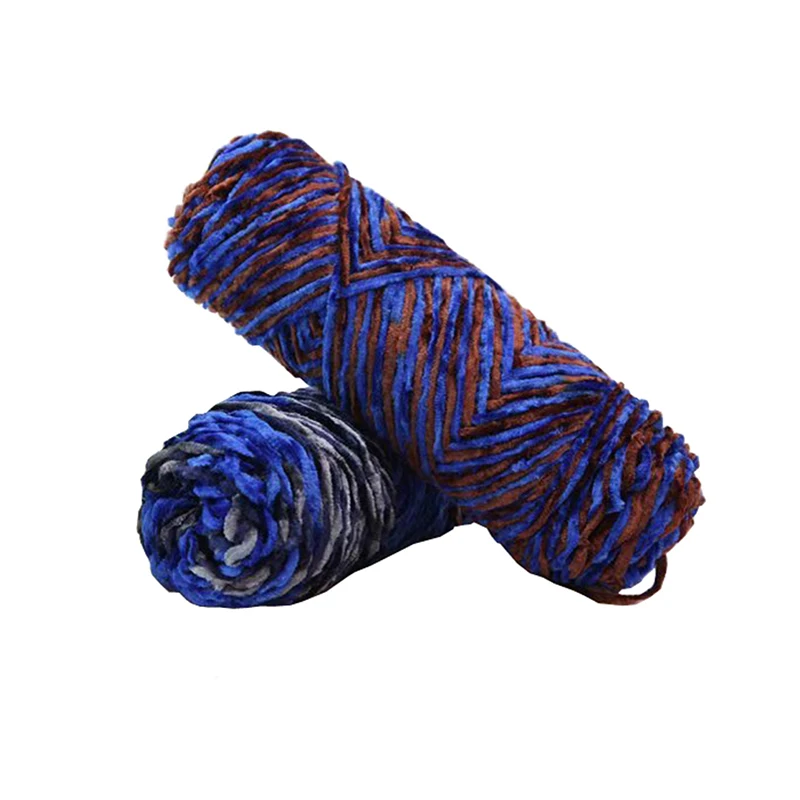 

110M Chenille Yarn For Knitting Velvet Texturized Knitted Crochet Yarn Soft Warm Line Threads To Knit Needlework 1PC=100g