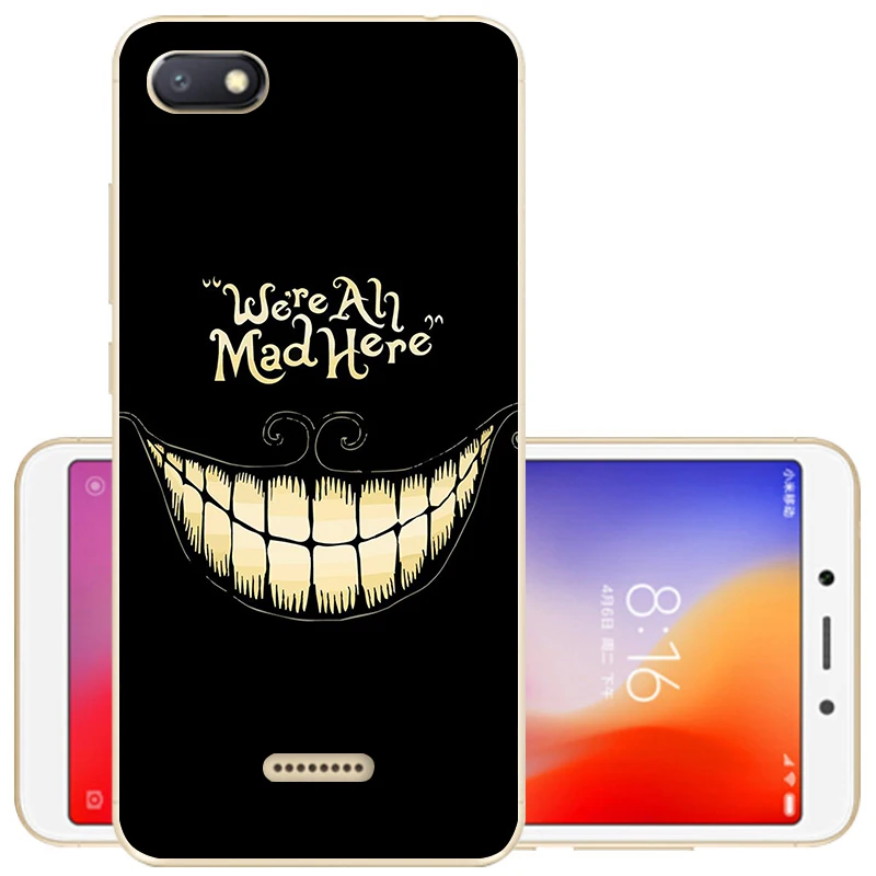 Чехол для Xiaomi Redmi 6A Redmi 6, чехол для Redmi 6A Couqe, Мягкая силиконовая задняя крышка, защитный чехол из ТПУ для Redmi6 6 A, чехол для телефона s - Цвет: 20
