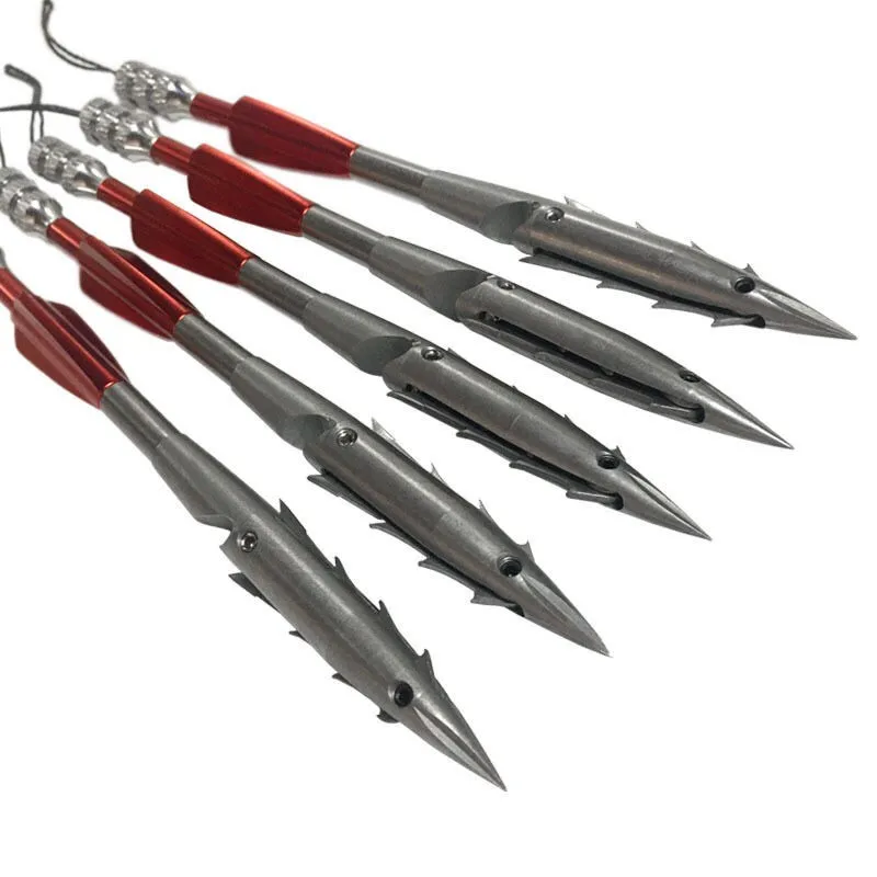 

1 PCS Shooting Hunting Fishing Darts Slingshot Accessories Powerful Deepwater Arrow Head Strong Magnetic Enlarge Widen Barbs